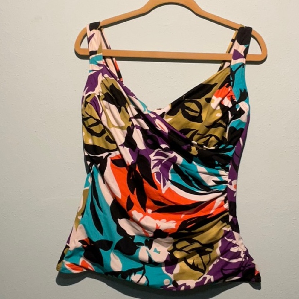 Multicolor Miraclesuit tankini